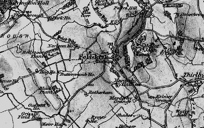 Old map of Felixkirk in 1898