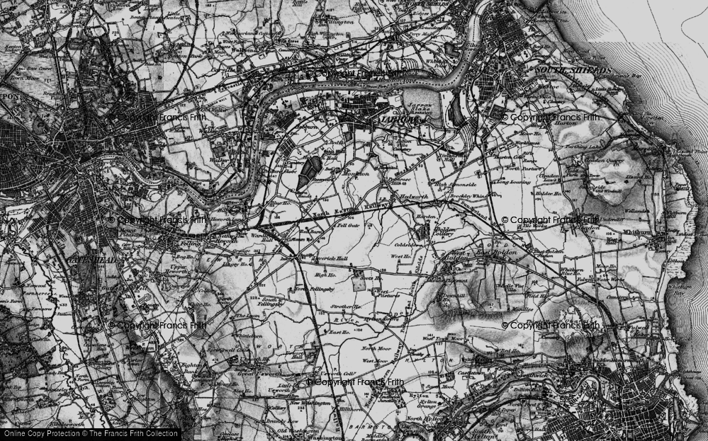 Old Map of Fellgate, 1898 in 1898