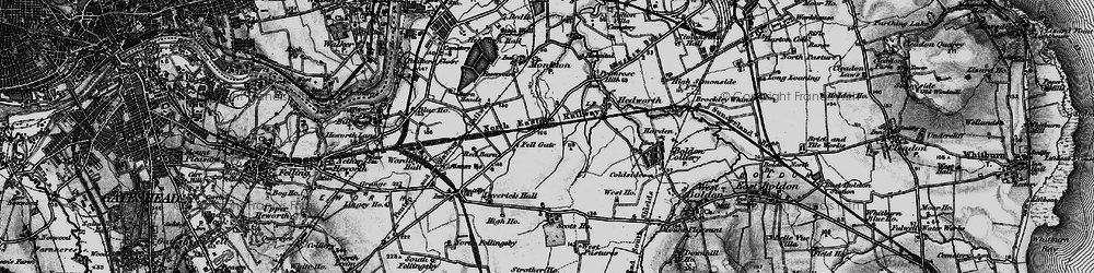 Old map of Fellgate in 1898