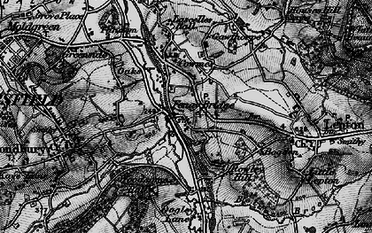 Old map of Fenay Bridge in 1896