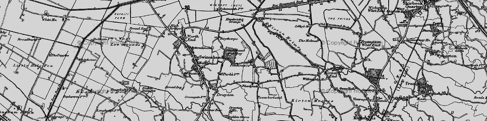 Old map of Fenhouses in 1898