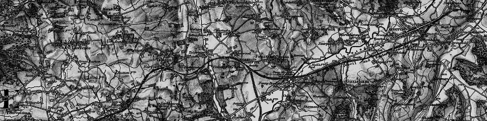 Old map of Feniton in 1898
