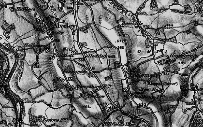Old map of Bowhills Dingle in 1899