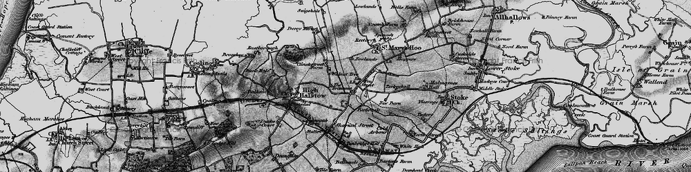 Old map of Fenn Street in 1896