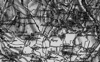 Old map of Fennington in 1898