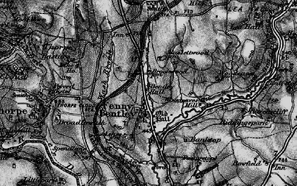 Old map of Fenny Bentley in 1897