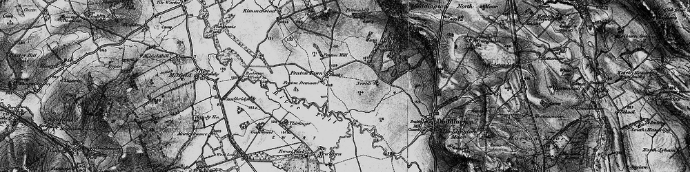 Old map of Ewart Newtown in 1897
