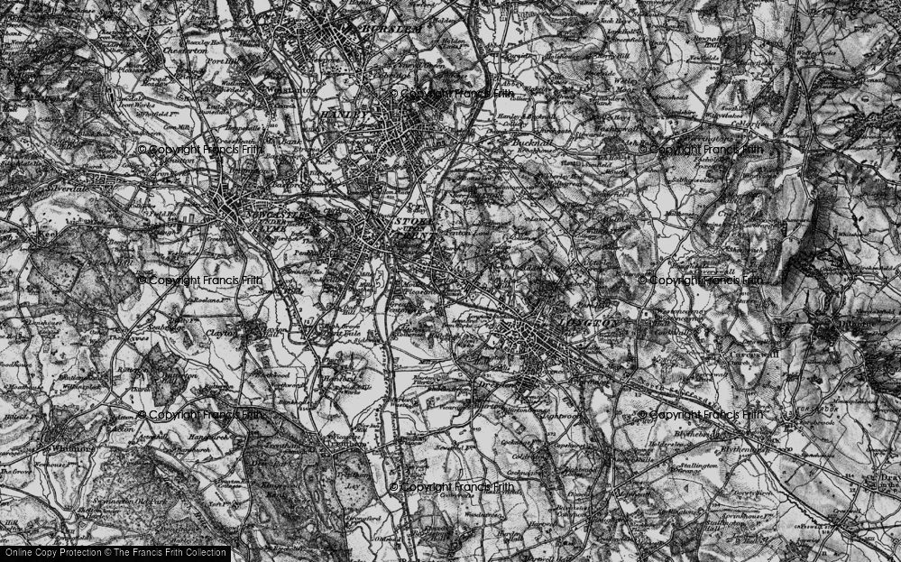 Old Map of Fenton, 1897 in 1897
