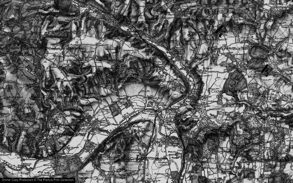 Old Map of Fern, 1895 in 1895