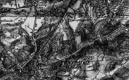 Old map of Ferndale in 1895