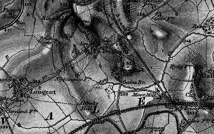 Old map of Alfred's Hill in 1895