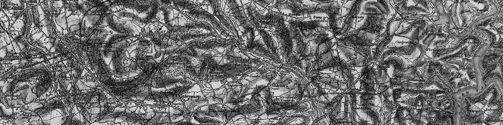 Old map of Fernsplatt in 1895