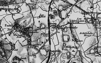 Old map of Ferrensby in 1898