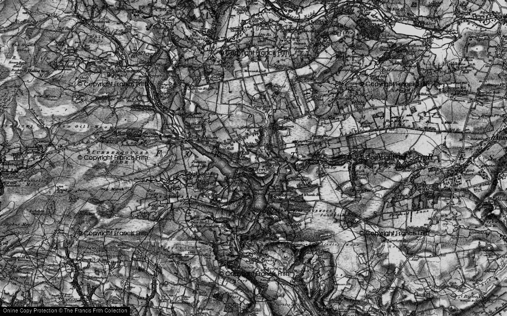 Old Map of Fewston, 1898 in 1898