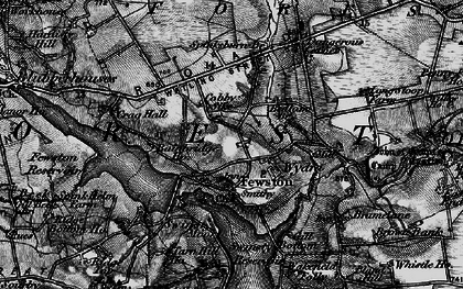 Old map of Fewston Bents in 1898