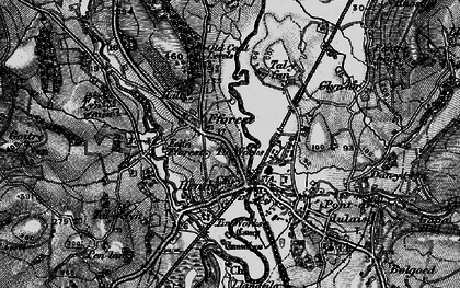 Old map of Fforest in 1897