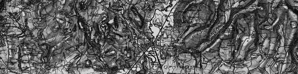 Old map of Fforest in 1897