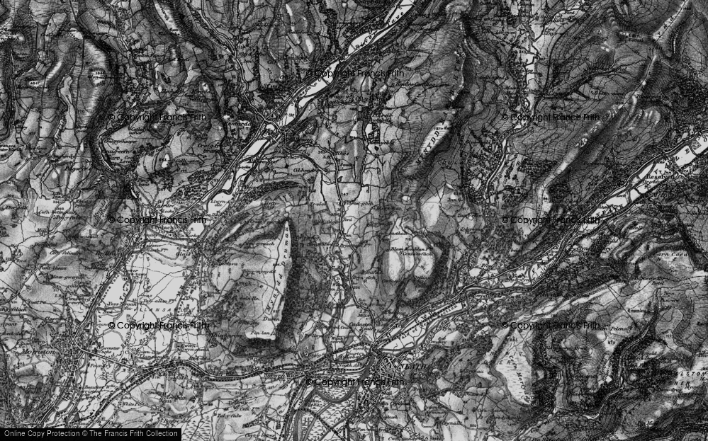 Old Map of Fforest Gôch, 1898 in 1898