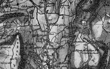 Old map of Fforest Gôch in 1898