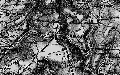 Old map of Bryn-Cerdin in 1898