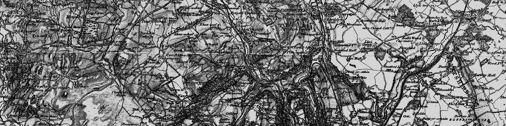 Old map of Ffrith in 1897