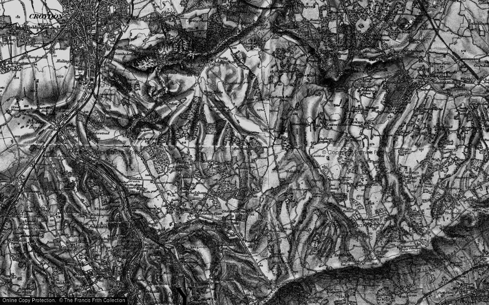 Old Map of Fickleshole, 1895 in 1895