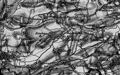 Old map of Fiddington in 1898