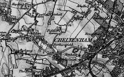 Old map of Fiddler's Green in 1896