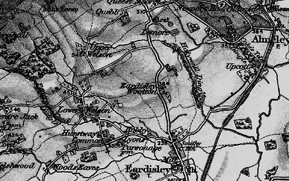 Old map of Lemore Manor in 1896