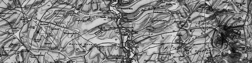 Old map of Fifield in 1898