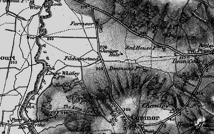 Old map of Filchampstead in 1895
