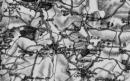 Old map of Fillongley in 1899