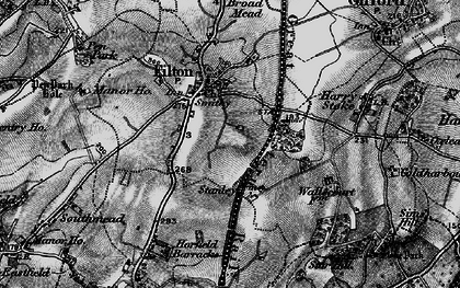Old map of Filton in 1898