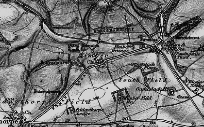 Old map of Burdale Warren in 1898