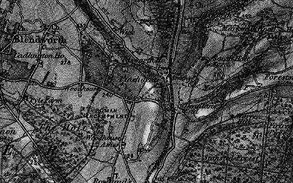 Old map of Woodhouse in 1895
