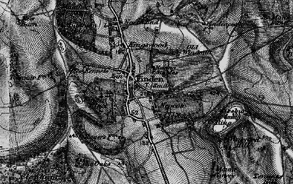 Old map of Findon in 1895