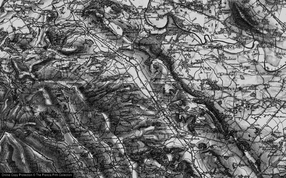 Old Map of Fine Street, 1898 in 1898