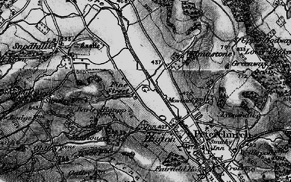 Old map of Fine Street in 1898