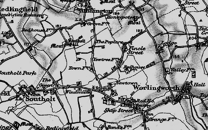 Old map of Fingal Street in 1898