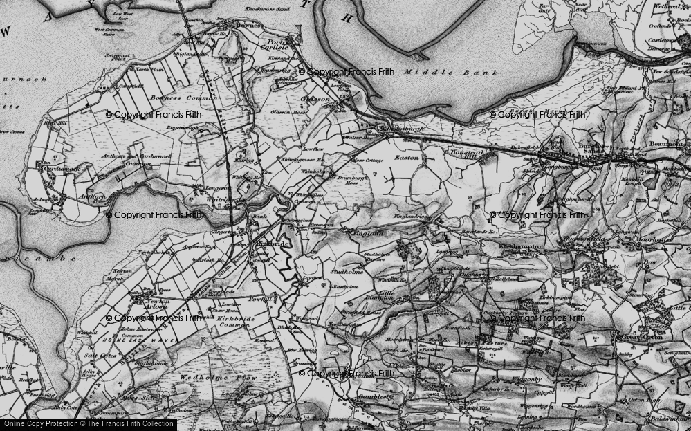 Old Map of Fingland, 1897 in 1897
