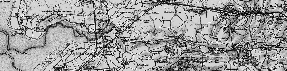 Old map of Whitrigglees in 1897