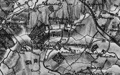 Old map of Finkle Green in 1895