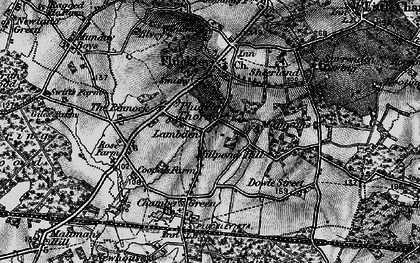 Old map of Fir Toll in 1895