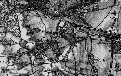 Old map of Firbeck in 1895
