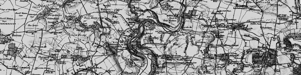 Old map of Badger Bank in 1898