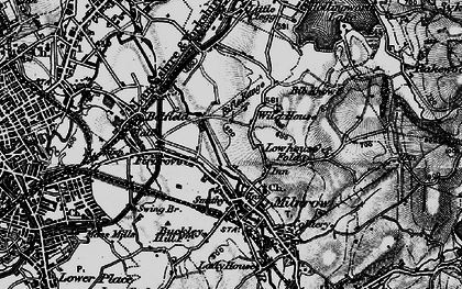 Old map of Birchinley Hall in 1896