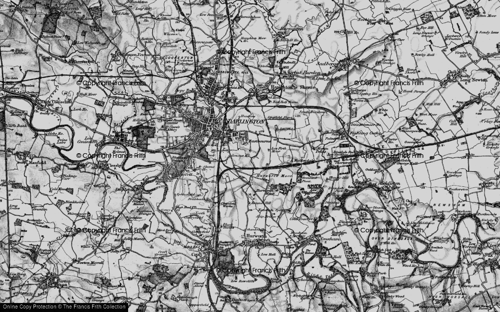Old Map of Firth Moor, 1897 in 1897