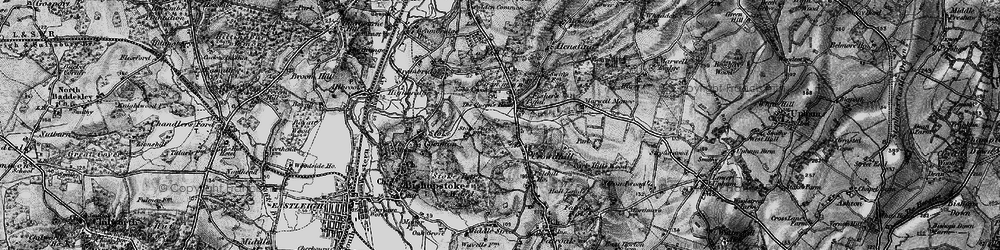 Old map of Fisher's Pond in 1895