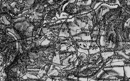 Old map of Broadlands in 1895
