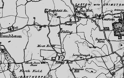 Old map of Fitling in 1897